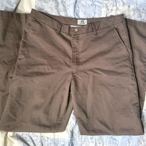 Lee total freedom straight fit men's brown pants